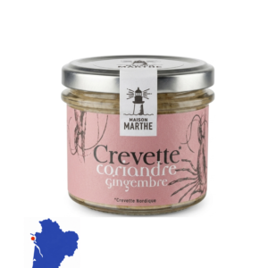 Crevette nordique coriandre gingembre 90 gr