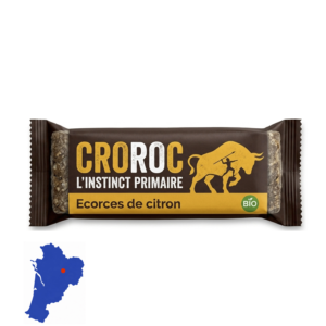 Barre nutritionnelle au citron Croroc pour sportifs 35 gr
