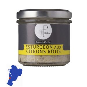 Esturgeon aux citrons rôtis, 90g