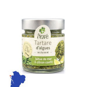 Tartare d'algues Laitue de Mer citron confit