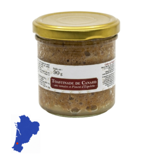 Toastinade de Canard aux Tomates et Piment d'Espelette 90g
