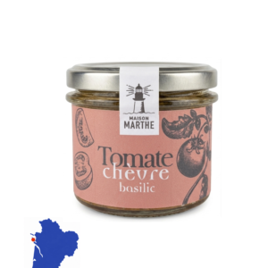 Tomate au chèvre et basilic 90 gr